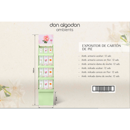 Expositor pie gama floral don algodón ambients-DA-25100201-Don Algodón