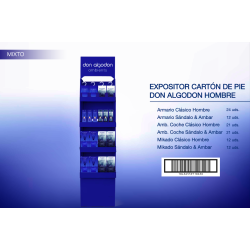 Expositor pie carton don...