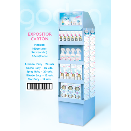 Expositor pie carton don algodón ambients baby-DA-25100384-Don Algodón