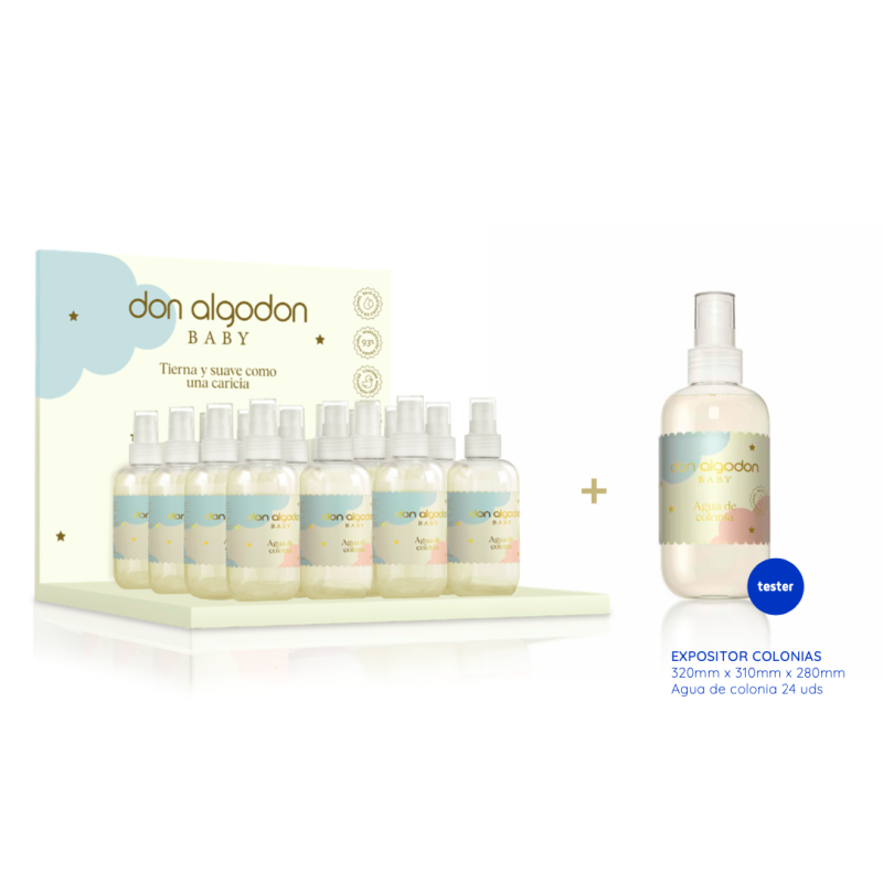 Expositor sobremesa don algodón baby  colonia-DA-25100285-Don Algodón