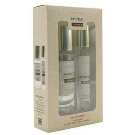 Estuche regalo Monte París Intense té 37 ml + 20 ml -RQ-RM012-Reyes Queens