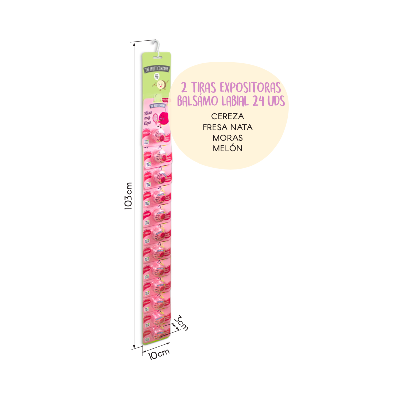 Tira impulso bálsamo labial 2x12-TFC-0001-The Fruit Company
