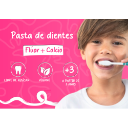 Expositor sobremesa 16 pastas dentales de sabores surtidos Fluor+Calcio-CTFC-25840000-The Fruit Company