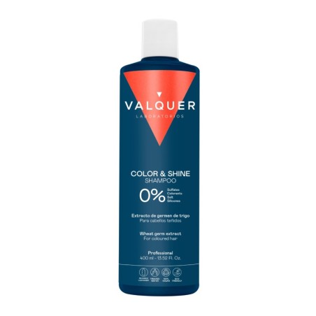 Champú para cabellos teñidos -  0% sin sulfatos potenciador del color y brillo 400 ml-VAL-33216-valquer