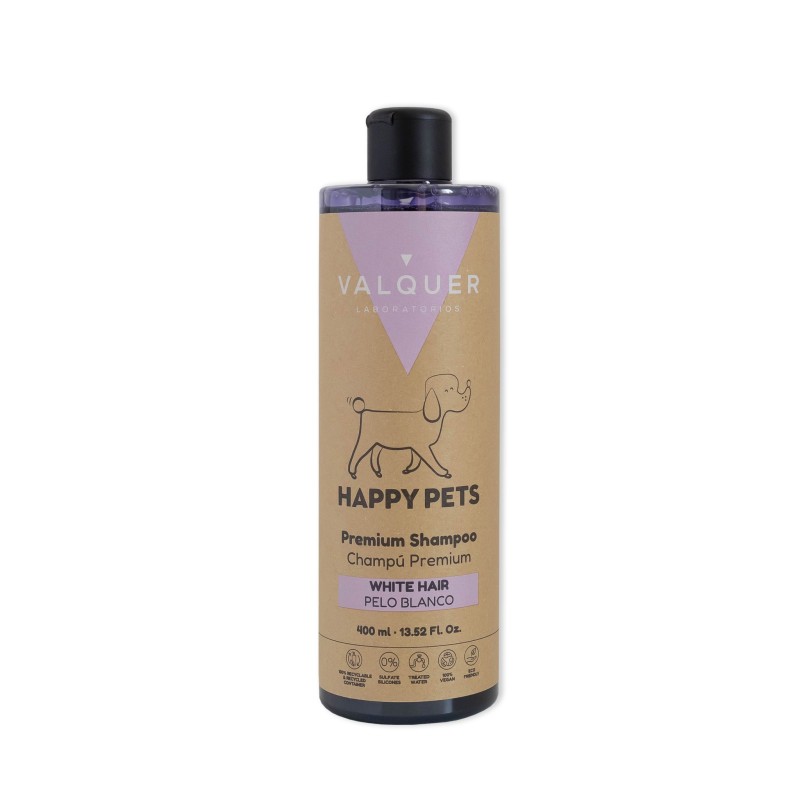 Champú premium para mascotas de pelo blanco - 400 ml-VAL-12130-valquer