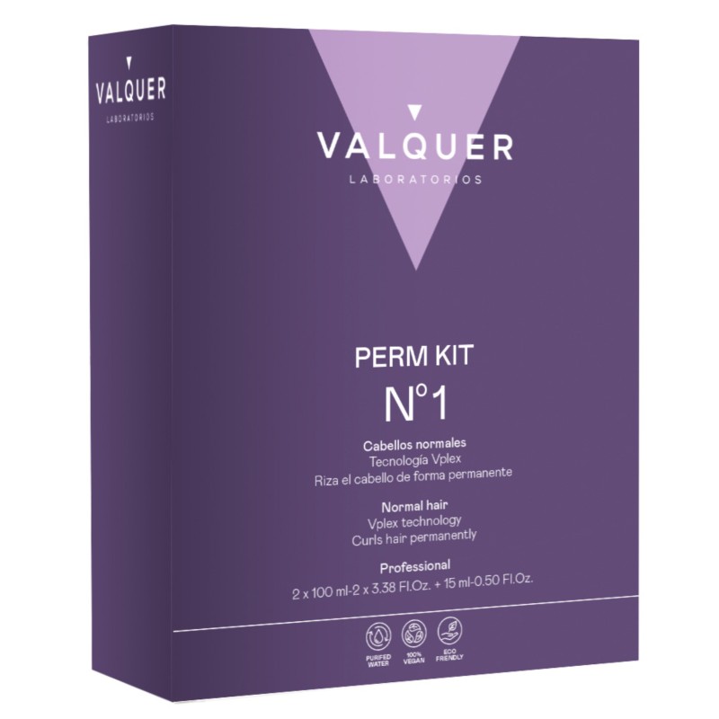 Kit para permanente nº 1 (normales) - 100+100+10 ml-VAL-37114-valquer
