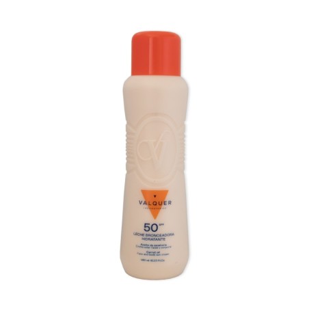 Leche hidratante bronceadora de zanahorias facial y corporal spf 50 - 500 ml-VAL-31350-valquer