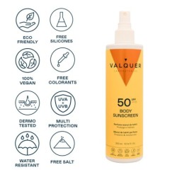Protector solar corporal spf 50 protege e hidrata - 300 ml-VAL-21851-valquer