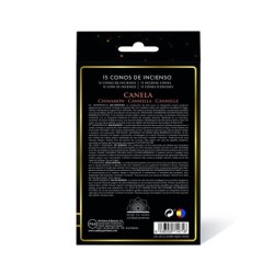 Conos incienso canela 15uds + soporte-AMB-10060203-ambar