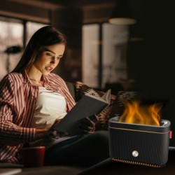 Humidificador esencia efecto llama-AMB-10040383-ambar