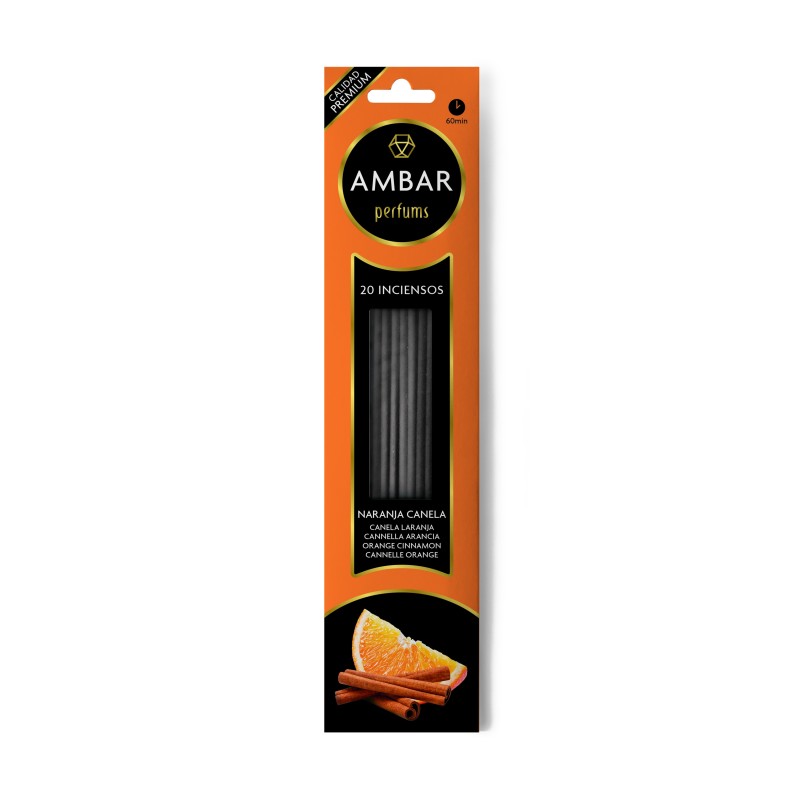 Incienso canela naranja varillas ambar-AMB-10060208-ambar
