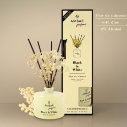 Mikado black & white flor de mimosa 40 ml ambar-AMB-10800233-ambar