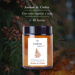 Vela ambar y cedro 125gr ambar zen-CAMB-10700827-ambar
