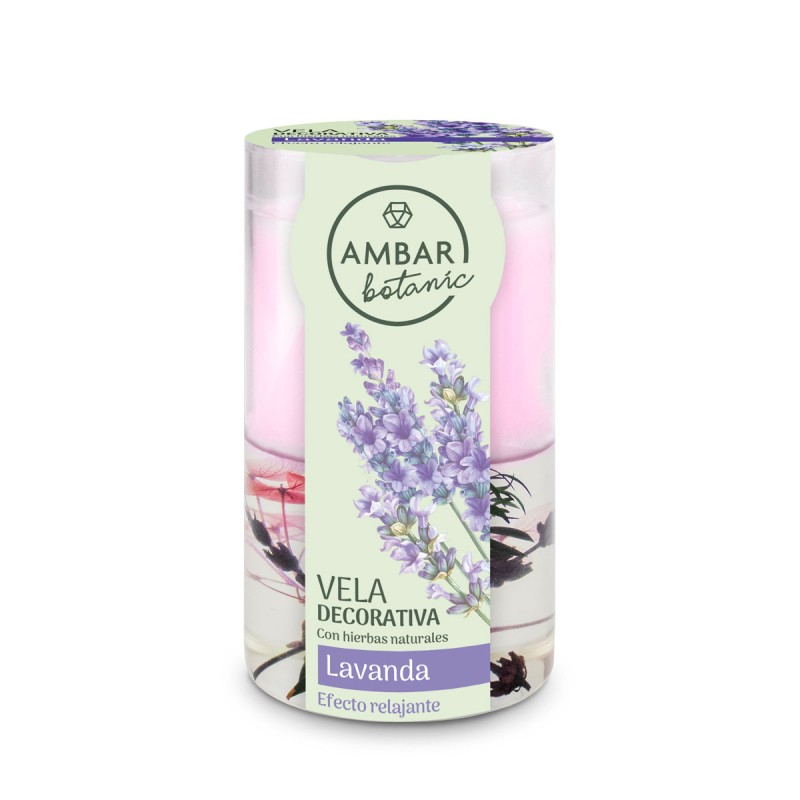 Vela Lavanda 130 gr Ambar Botanic-AMB-10530809