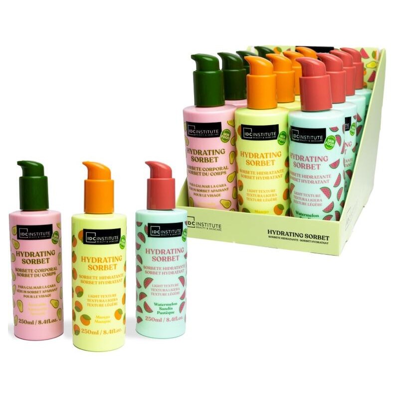 Sorbete hidratante aromas frutales surtidos-CIDC-44110-IDC Institute