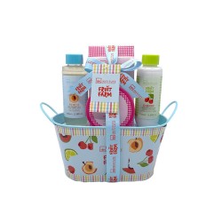 Set regalo en cesta 4 piezas sp Fruit Farm Pamper Tin-IDC-44152