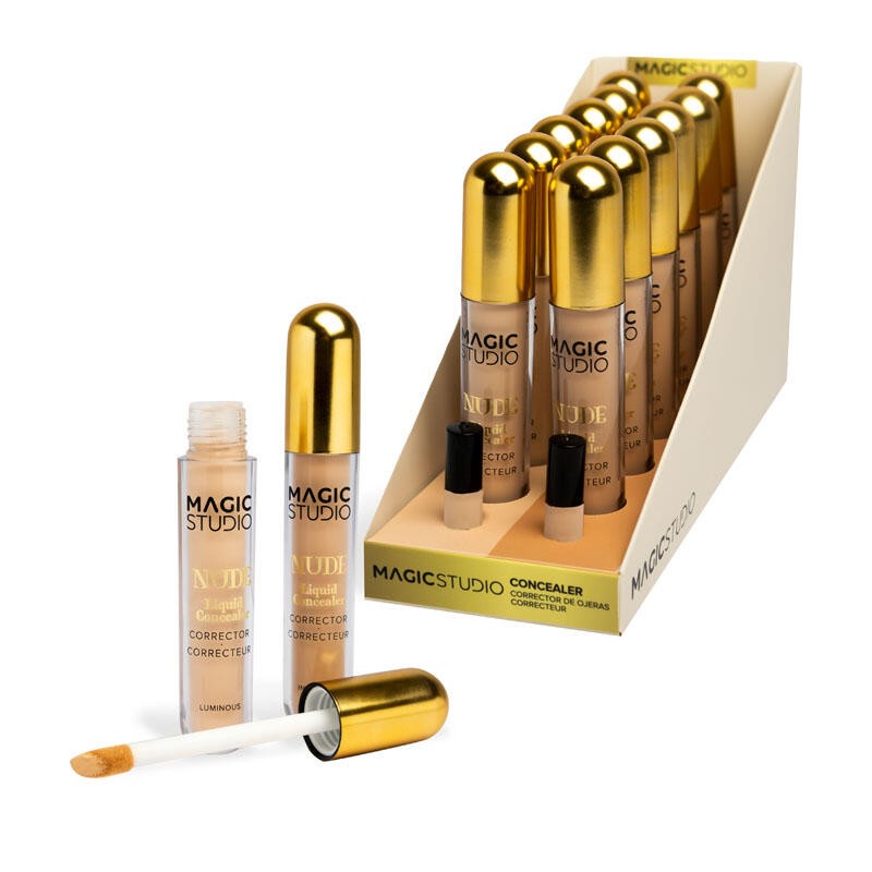 Corrector con aplicador de precisión Full Coverage Concealer colección Nude Magic Studio-MS-68251-MAGIC STUDIO