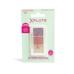 Paleta 3 sombras de ojos metalizadas Bronze Pop de Xplote-XP-12188