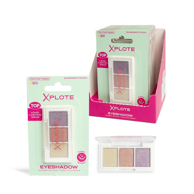 Paleta 3 sombras de ojos metalizadas Bronze Pop de Xplote-XP-12188