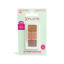 Paleta 3 sombras de ojos Mocha Spice de Xplote-XP-12189