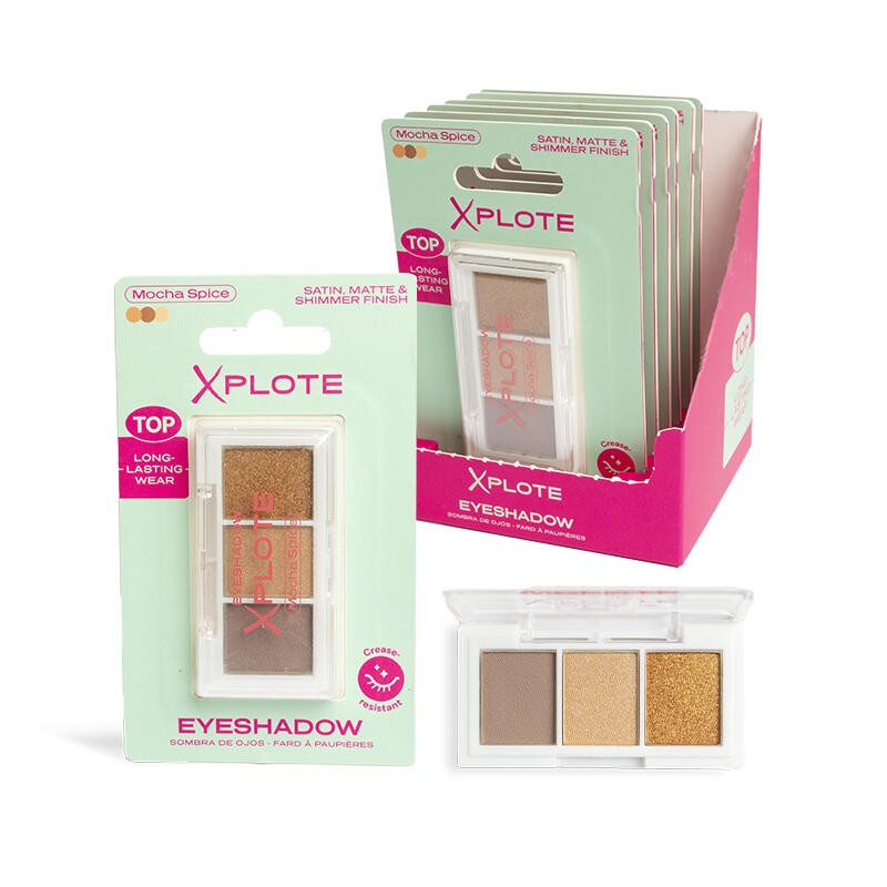 Paleta 3 sombras de ojos Mocha Spice de Xplote-XP-12189