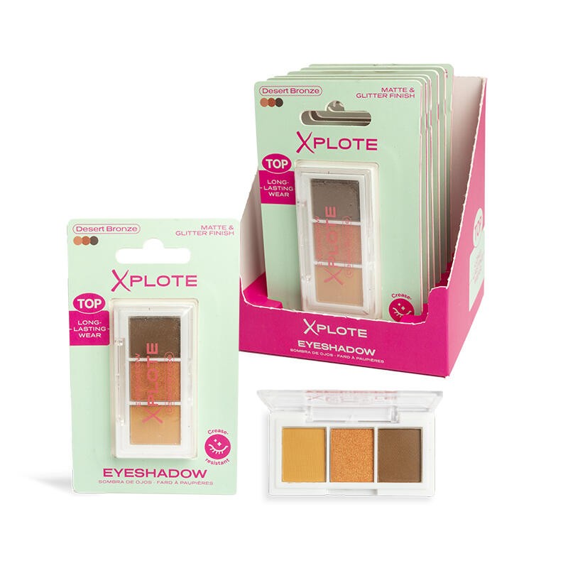 Paleta 3 sombras de ojos Desert Bronze de Xplote-XP-12275