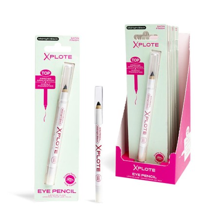 Lápiz delineador de ojos negro de Xplote-XP-12205