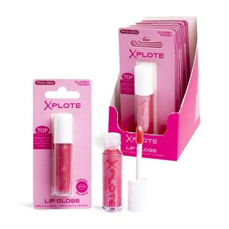 Brillo labial color Pink Glitz de Xplote-XP-12191