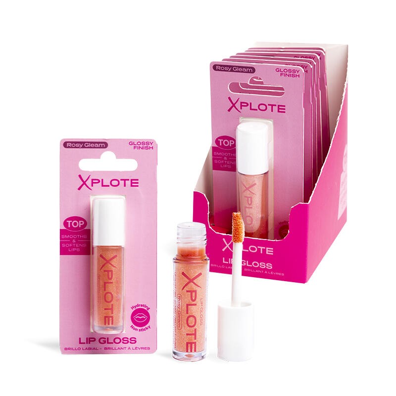 Brillo labial color Rosy Gleam de Xplote-CXP-12550