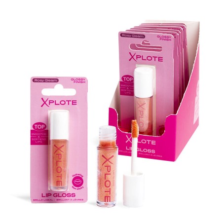 Brillo labial color Rosy Gleam de Xplote-CXP-12550