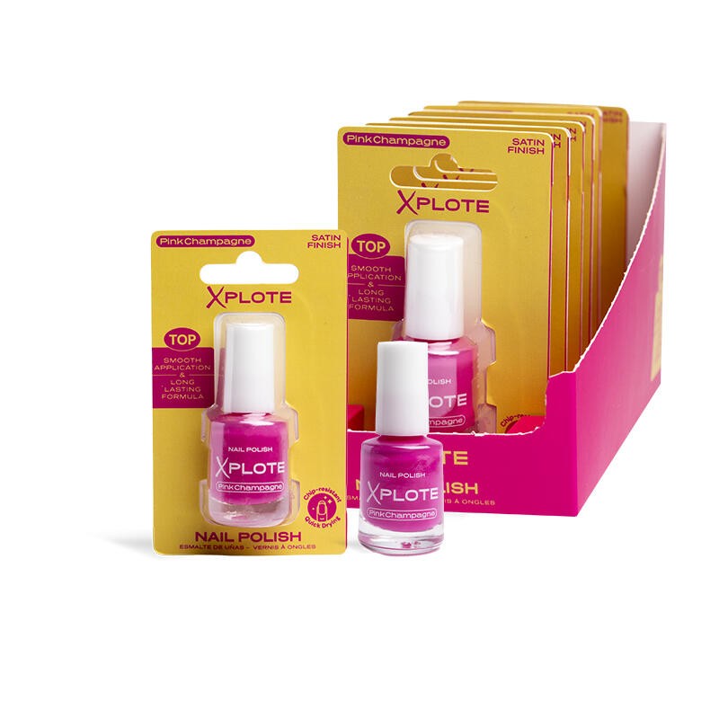 Laca de uñas rosa de Xplote-XP-12204