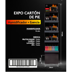 Expositor carton de pie...