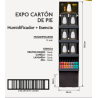 Expositor pie carton (humidificador 11 + 48 esencia)-AMB-25040105-ambar