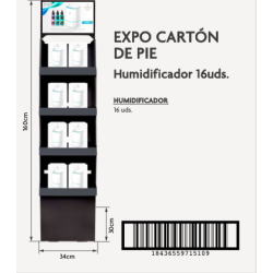 Expositor pie carton...