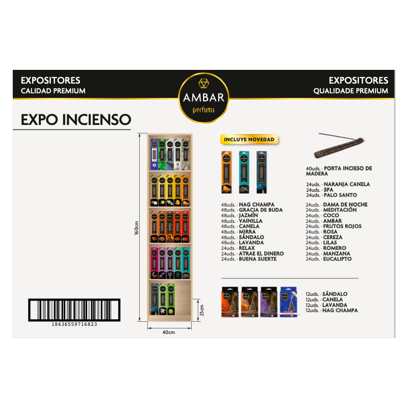 Expositorsitor incienso (sin cartela)-AMB-25060103-ambar