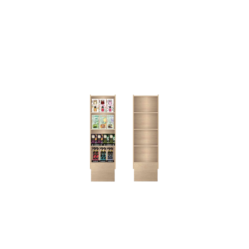 Expositor mueble madera Vacío pequeño Ambar