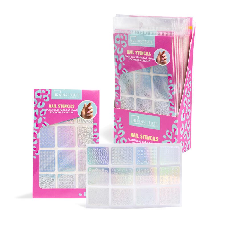 Plantillas para uñas holográficas-IDC-90312