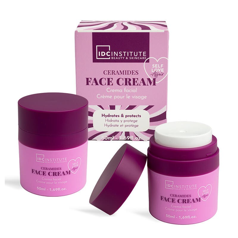 Crema facial con ceramidas: hidrata y fortalece 50ml -CIDC-12213-IDC INSTITUTE
