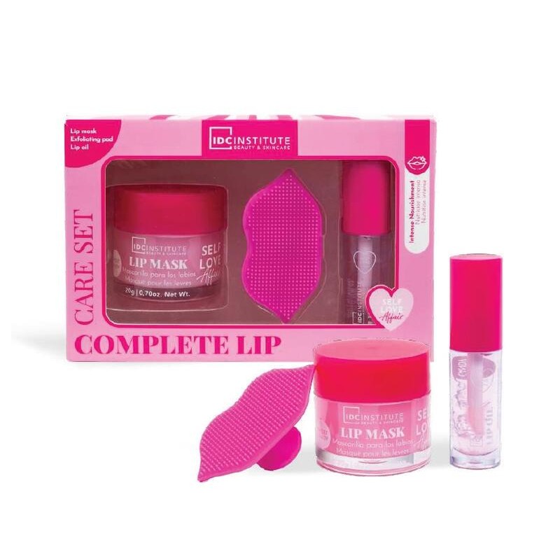 Set 3 piezas cuidado de labios: Lip Care Set IDC Institute-CIDC-90212