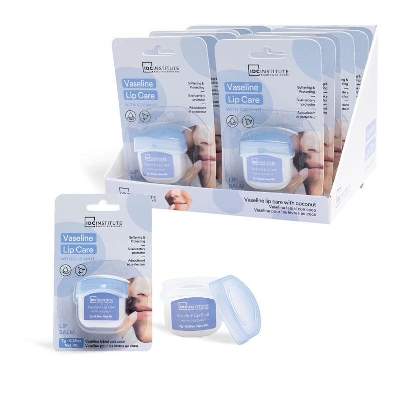 Bálsamo labial de vaselina coco formato mini 7g -CIDC-44093-IDC INSTITUTE