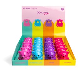 Bálsamo labial infantil Teddy Bear sabores surtidos-XP-12290-Xplote Fun