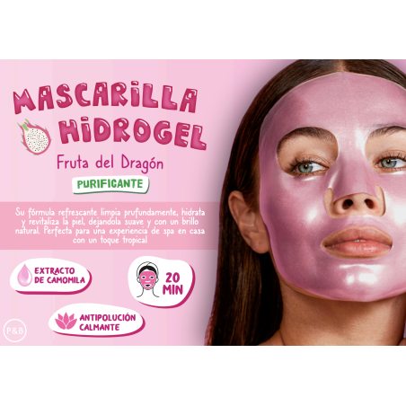 Mascarilla facial hidrogel purificante Fruta del dragón-TFC-10310211-The Fruit Company