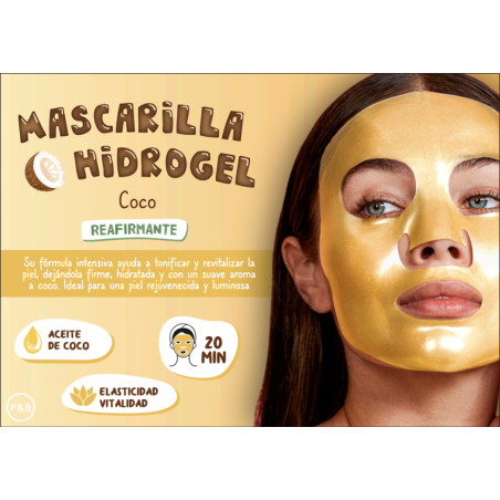 Mascarilla facial hidrogel Reafirmante de Coco-TFC-10310012-The Fruit Company