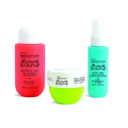 Set de viaje Radiant Skin: Gel de ducha, loción corporal y body mist -CIDC- 90325-IDC Institute