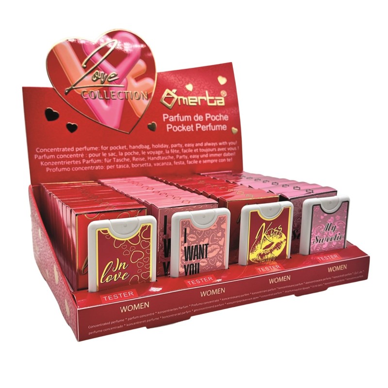 Expositor pocket perfume 20 ml 48uds + 4 tester EDP-OM-MD011-OMERTA
