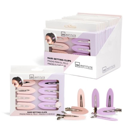 Pack 8 clips para el cabello-IDC-90249-IDC INSTITUTE