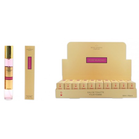 Agua de colonia para mujer Rose Muschio 33 ml-RQ-Q082P-Reyes Queens
