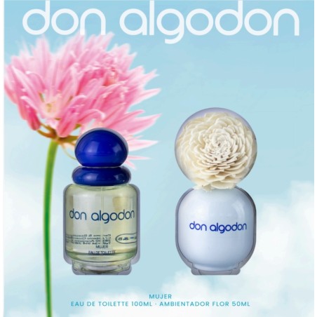 Set duo mujer Don algodón classic edt 100ml + flor ambientador perfumada 50ml-DA-25780398-Don Algodón