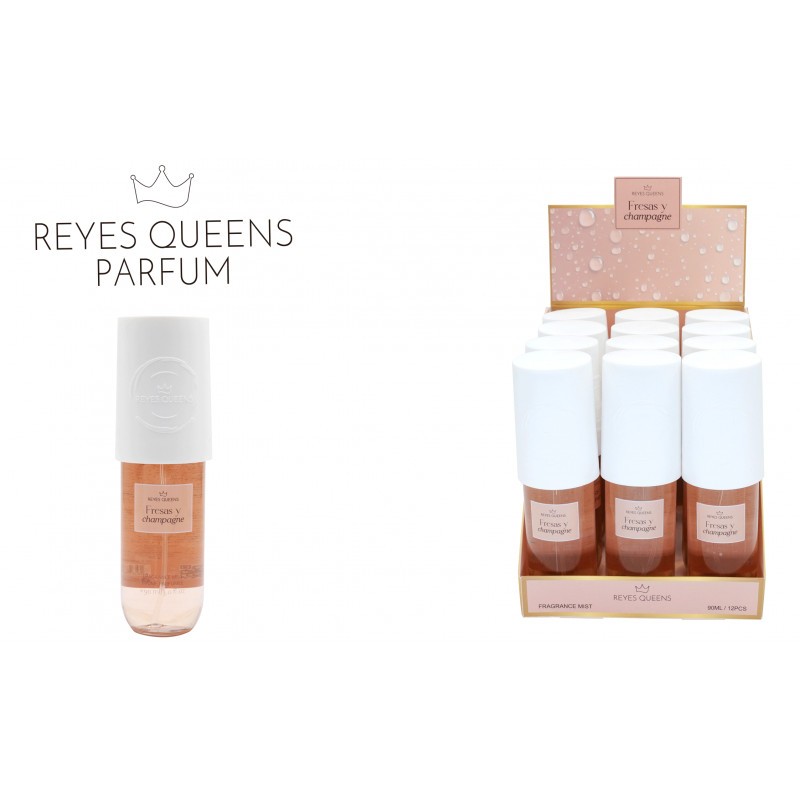 Bruma corporal Fresas y Champagne 90 ml -RQ-QB017P-Reyes Queens
