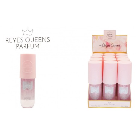 Bruma corporal Velvet Petals con Brillantina 90 ml -RQ-QB023P-Reyes Queens